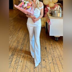 Misha White Bridal Jumpsuit